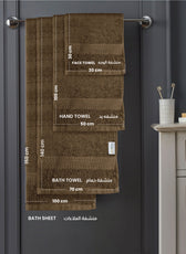 Cotton Face Towel Pack of 4 Soft Feel, Quick Dry, Highly Absorbent Durable Towels - Cotton Home