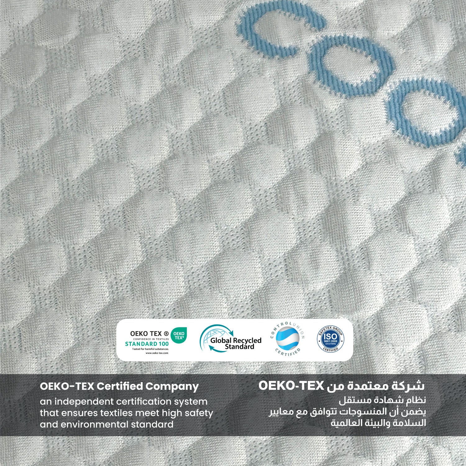 Premium Coolent Mattress Protector 90x200+35CM  Breathable & Waterproof - Cotton Home