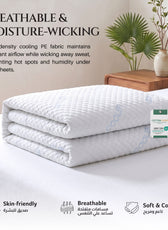 Premium Coolent Mattress Protector 90x200+35CM  Breathable & Waterproof
