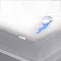 Coral Fleece Waterproof Mattress Protector 200x200+35cm with Deep Pocket