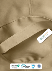 Kids Bean Bag Chair Premium PU Leather 50x80x80cm - Beige