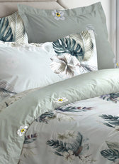 Garden Soft King Size Duvet Cover Set – 6 Pieces 220x240cm – Elegant Floral Bedding with Fitted Sheet & Pillowcases