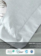 Garden Soft King Size Duvet Cover Set – 6 Pieces 220x240cm – Elegant Floral Bedding with Fitted Sheet & Pillowcases