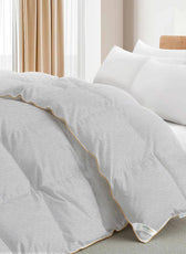 Egyptian Cotton Reverse Geometric 240x260cm Duvet - Cotton Home