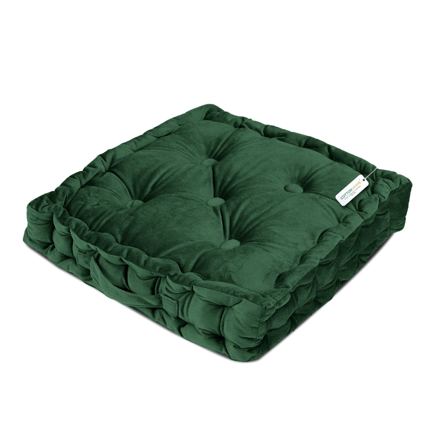 Serenity Velvet Multipurpose Seat Cushion 40x40cm Square Shape Seating - Cotton Home