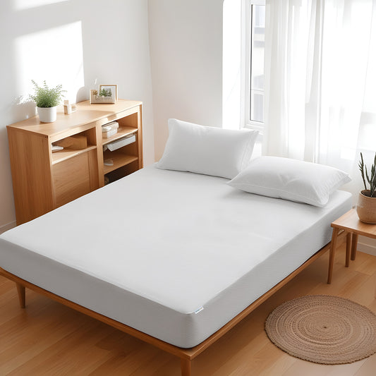 Egyptian Cotton Dobby 3PC Fitted Sheet 180X200+30CM Loom