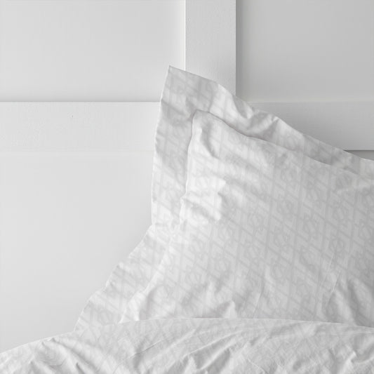 Egyptian Cotton Dobby 3PC Fitted Sheet 200X200+30CM Geometric