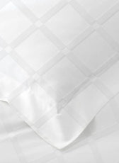 Egyptian Cotton Dobby 3PC Fitted Sheet 180X200+30CM Grid