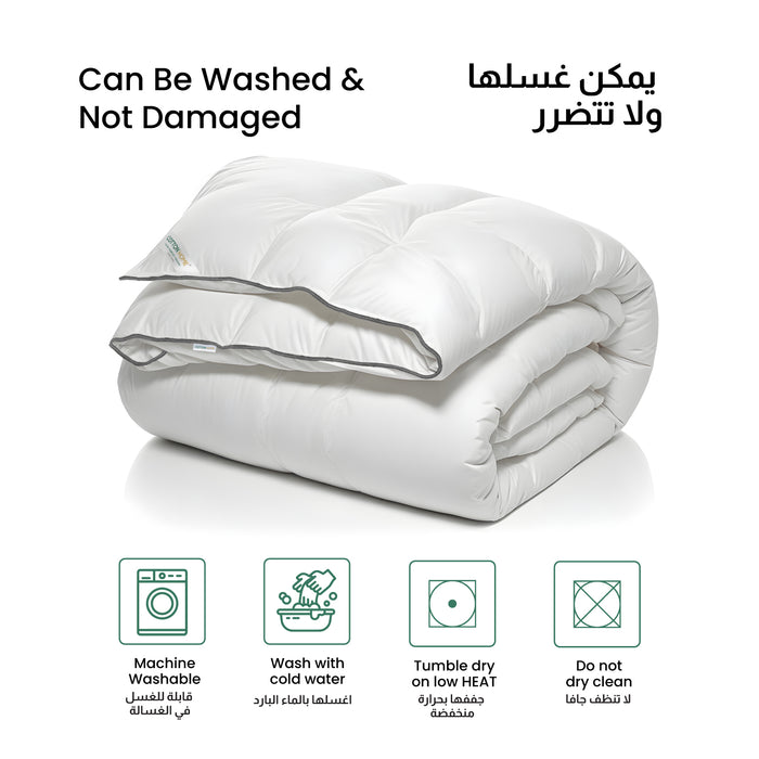 Royal Angular Egyptian Cotton Dowproof 180x220 - Cotton Home