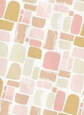 4PC Kids Duvet Cover Set – 160x220 Warm Blocks Design 100% Premium Cotton