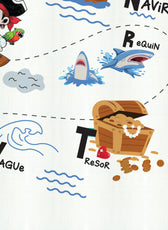 3PC Kids Duvet Cover Set – 135x220 Cozy Captain Design 100% Premium Cotton