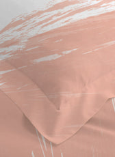 4PC Kids Duvet Cover Set – 160x220 Pastel Strokes Design 100% Premium Cotton