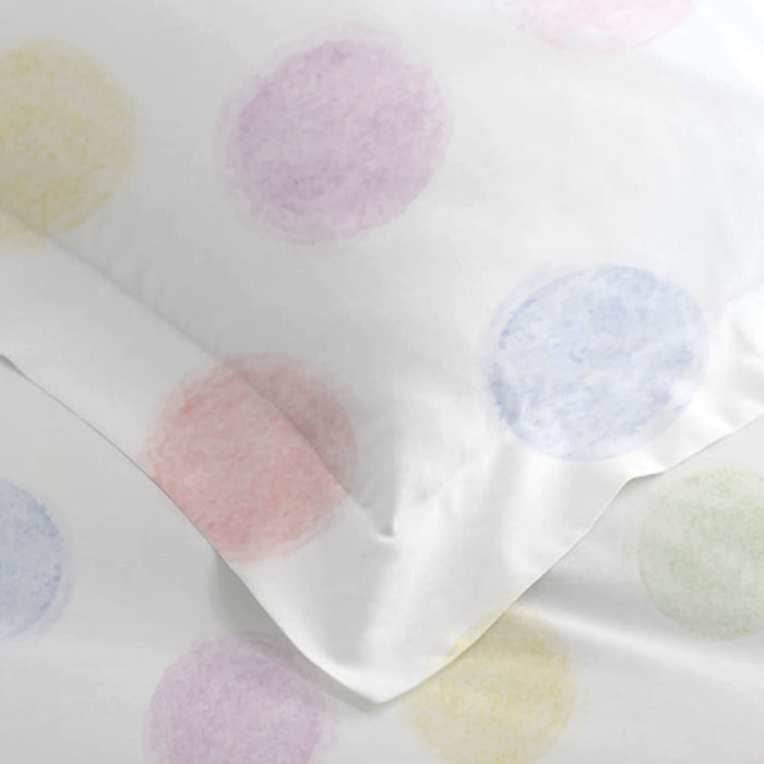 3PC Kids Duvet Cover Set – 135x220 Color Pops Design 100% Premium Cotton