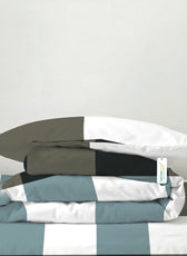 4PC Kids Duvet Cover Set – 160x220 Leafline Fusion Design 100% Premium Cotton