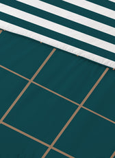 4PC Kids Duvet Cover Set – 160x220 Royal Emerald Design 100% Premium Cotton