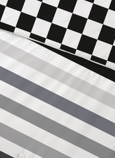 4PC Kids Duvet Cover Set – 160x220 Slate Sketch Design 100% Premium Cotton