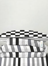 4PC Kids Duvet Cover Set – 160x220 Slate Sketch Design 100% Premium Cotton