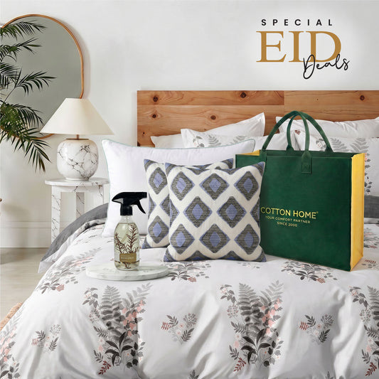 Duvet Cover Set Bamboo Pillow Cushion and Home Fragrance set Bundle 13