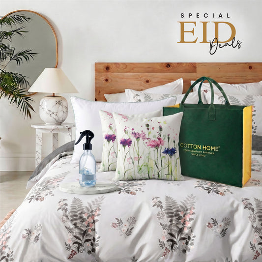 Duvet Cover Set Bamboo Pillow Cushion and Home Fragrance set Bundle 15