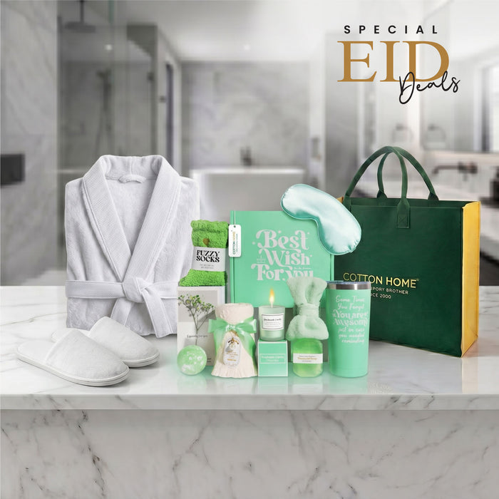 Plush Premium Bathrobe Slippers Special bath Gift Set set Bundle 23