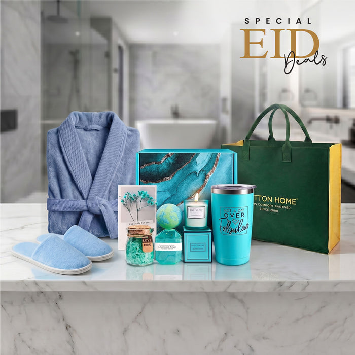 Plush Premium Bathrobe Slippers Special bath Gift Set set Bundle 22