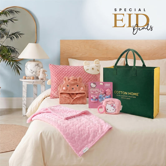 Kids Cozy Bathrobe Pillow Blanket Hair Accessories set Bundle 25