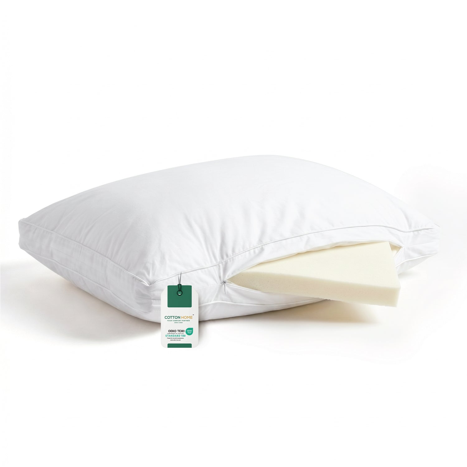 Elysian Adjustable Memory Foam Pillow – Dual Height 45x70cm