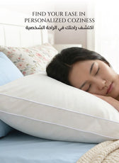 Elysian Adjustable Memory Foam Pillow – Dual Height 45x70cm