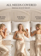 Elysian Adjustable Memory Foam Pillow – Dual Height 45x70cm