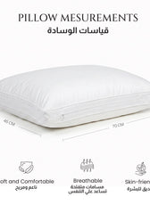 Elysian Adjustable Memory Foam Pillow – Dual Height 45x70cm