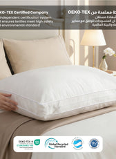 Elysian Adjustable Memory Foam Pillow – Dual Height 45x70cm