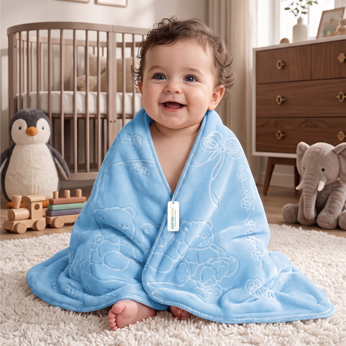 Back to School Essentials Kids Pillow And Blankets Blue