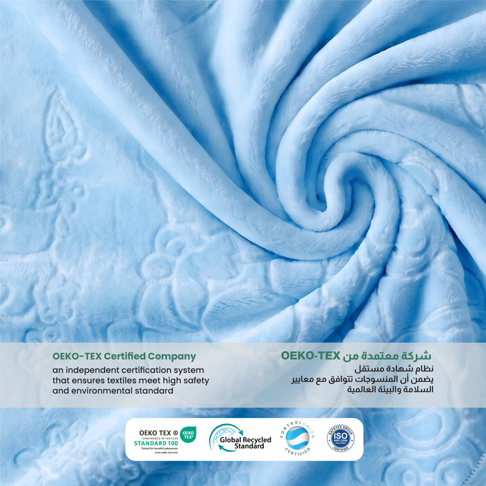 Back to School Essentials Kids Pillow And Blankets Blue