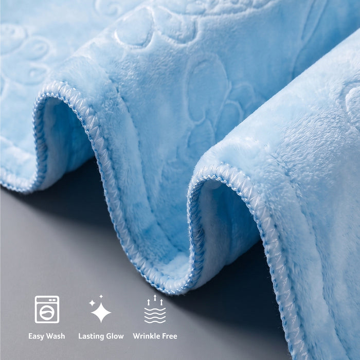 Back to School Essentials Kids Pillow And Blankets Blue