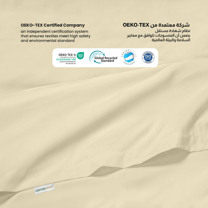 Flat Sheet Super Soft Queen 200x220cm-Beige