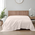 Flat Sheet Supersoft Microfiber King 220x240cm-Ivory