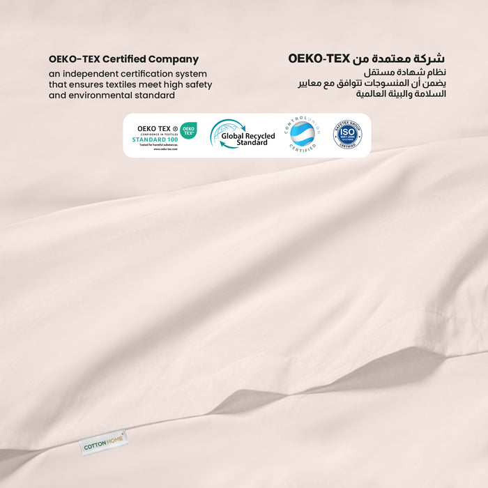 Flat Sheet Supersoft Microfiber Super King 240x260cm-Ivory