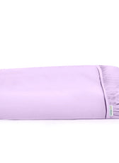 Super Soft Twin Size Fitted Sheet 160x200+30 CM Lilac with Deep Pockets - Cotton Home