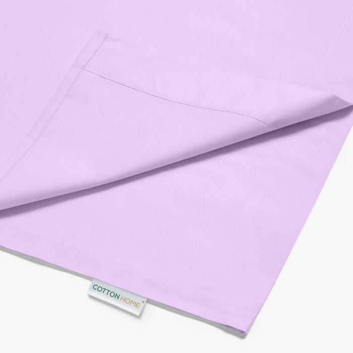 Flat Sheet Supersoft Microfiber Queen 200x220cm-Lt Purple