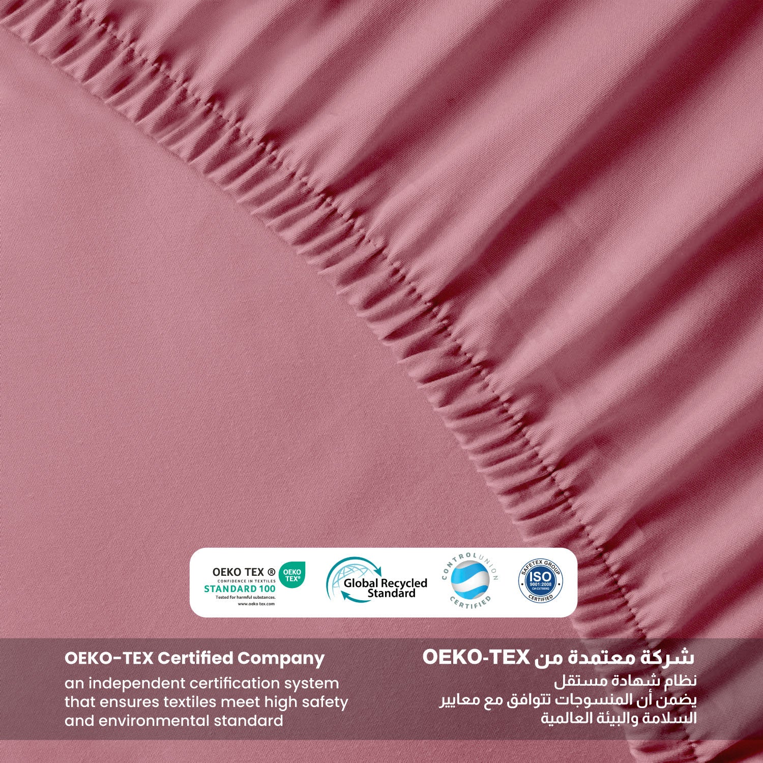 Supersoft Microfiber Single Fitted sheet 90x200+20 CM  Mauve with Deep Pockets