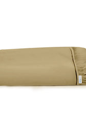 Super Soft Double Size Fitted sheet 120x200+25 cm Mustard with Deep Pockets - Cotton Home