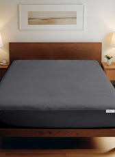 Super Soft Single Fitted sheet 90x200+20 CM Ash Grey with Deep Pockets - Cotton Home