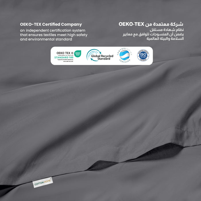 Flat Sheet Supersoft Microfiber King 220x240cm-Silver