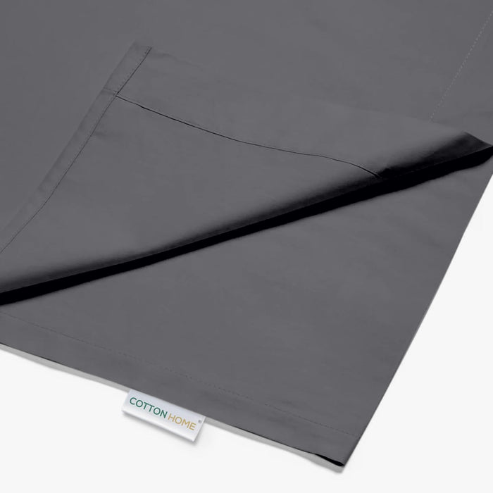 Flat Sheet Supersoft Microfiber King 220x240cm-Silver