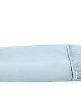 Super Soft Twin Size Fitted sheet 160x200+30 CM Sky Blue with Deep Pockets - Cotton Home