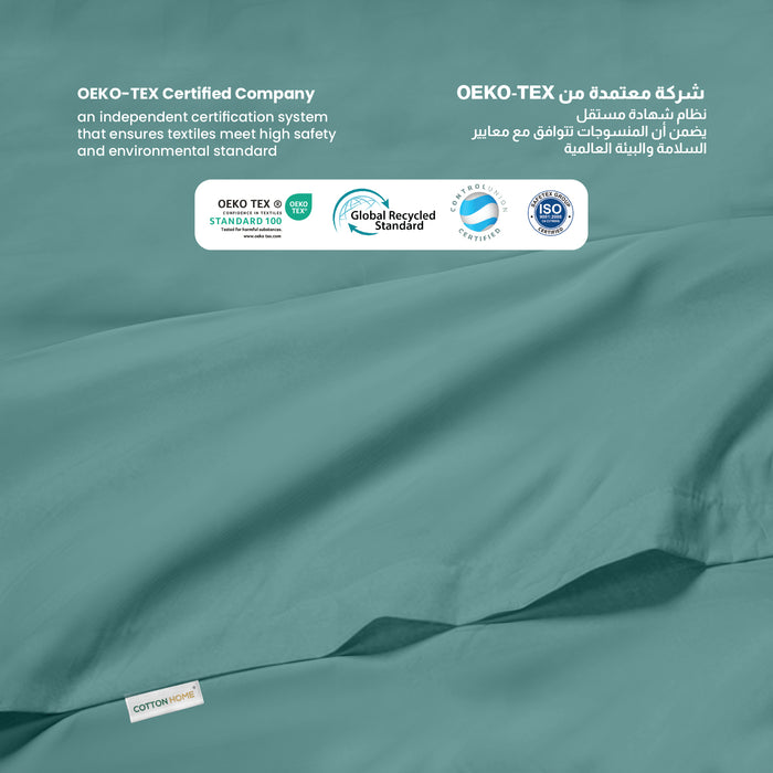 Flat Sheet Super Supersoft Microfiber King Flat Sheet 240x260cm-Teal