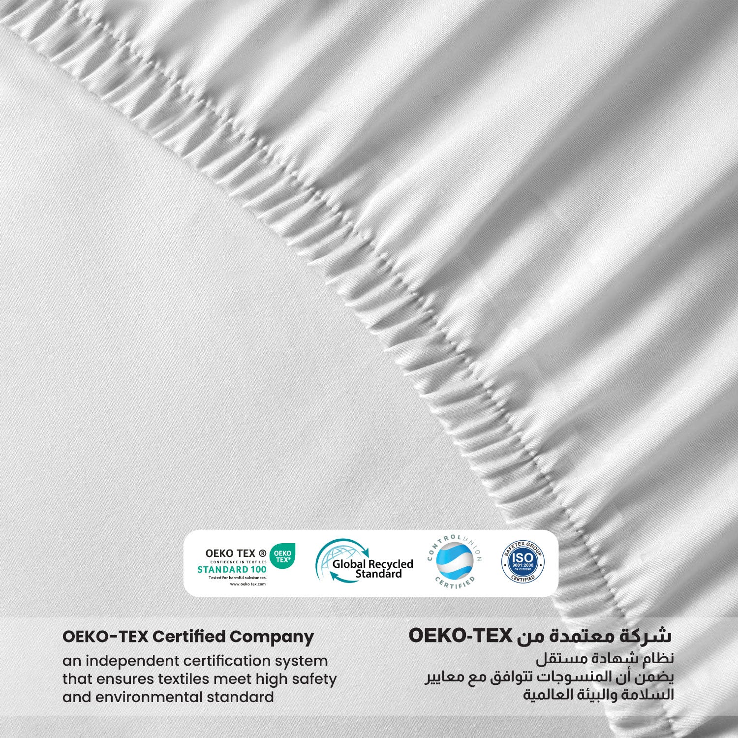 Supersoft Microfiber Single Fitted sheet 90x200+20cm White With Deep Pockets