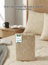 Premium Cotton King Size Printed Fitted Sheet 200X200+30CM -Floral Whisper