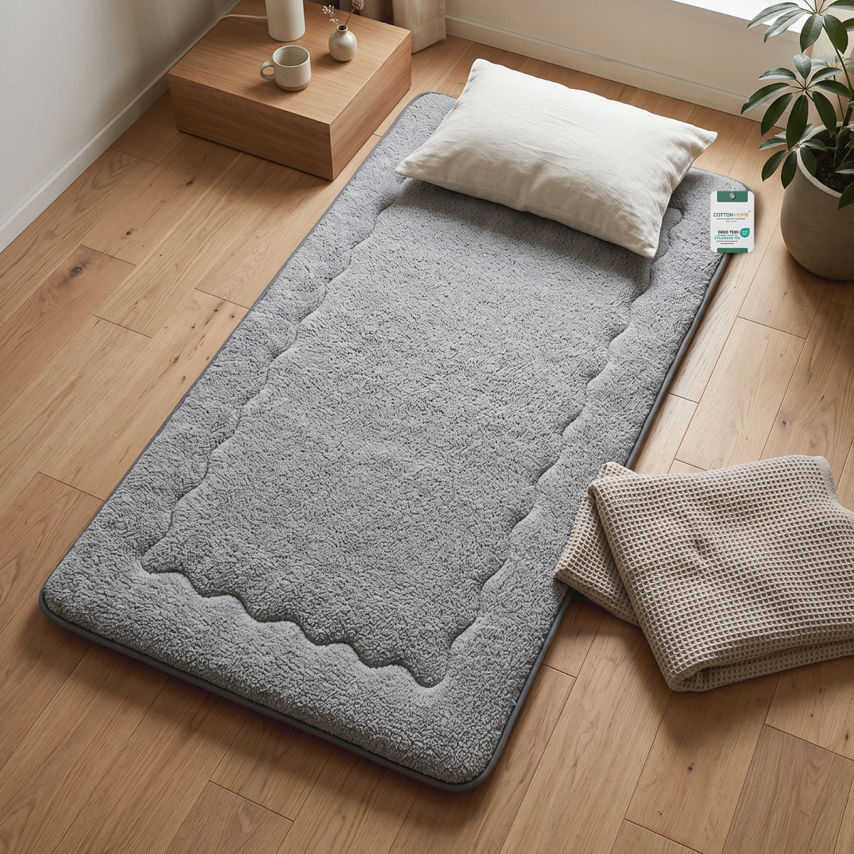 Restiva Portable Floor Mattress - Soft, Breathable, Rollable Sleeping Mat - 90x190
