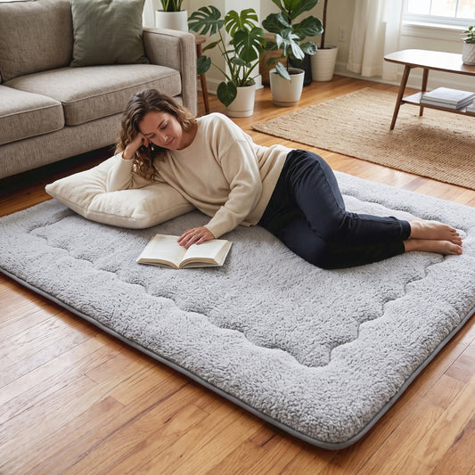 Restiva Portable Floor Mattress - Soft, Breathable, Rollable Sleeping Mat - 180x200